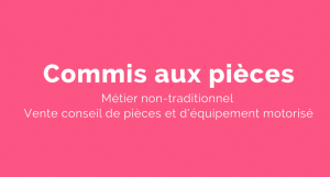 Capsule animée : Un métier pour elle | Commis aux pièces